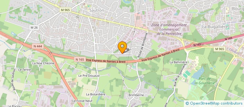 localisation de l'entreprise CATHYVES à SAUTRON