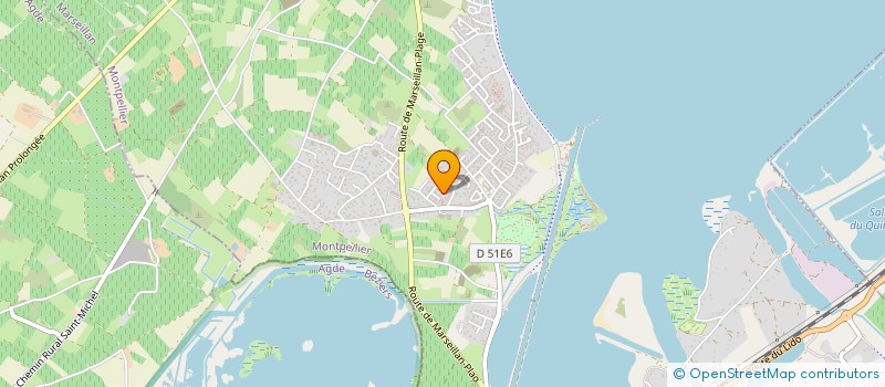 localisation de l'entreprise CATI à MARSEILLAN