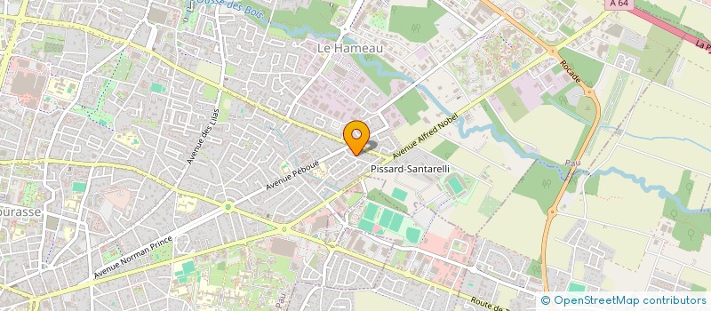 localisation de l'entreprise CATI IMMO à PAU