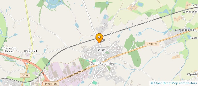 localisation de l'entreprise CATIAX  BRESSUIRE