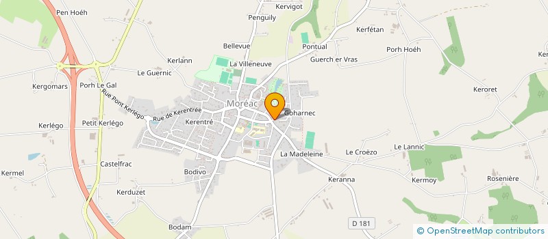 localisation de l'entreprise CATIBAN  MOREAC