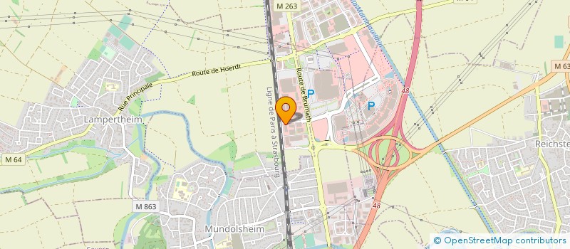 localisation de l'entreprise CATIGO  LAMPERTHEIM