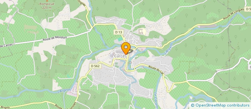 localisation de l'entreprise CATILOU  CARCES