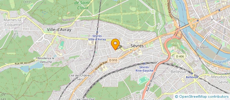localisation de l'entreprise CATIM 2  SEVRES