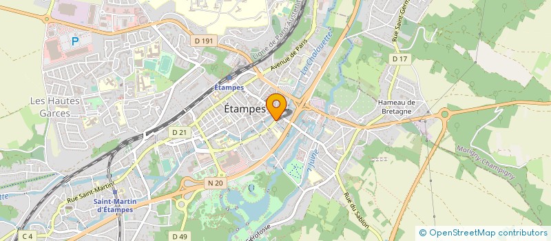 localisation de l'entreprise CATIM  MORIGNY-CHAMPIGNY