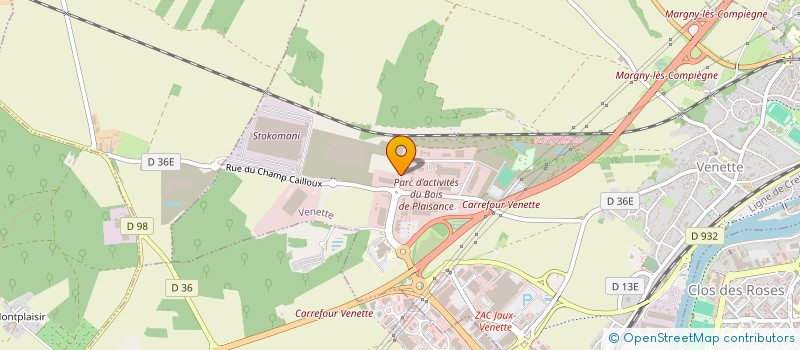 localisation de l'entreprise CATIMEL MENUISERIES  VENETTE