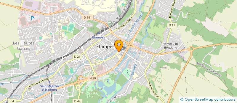 localisation de l'entreprise CATIMEX à MORIGNY-CHAMPIGNY