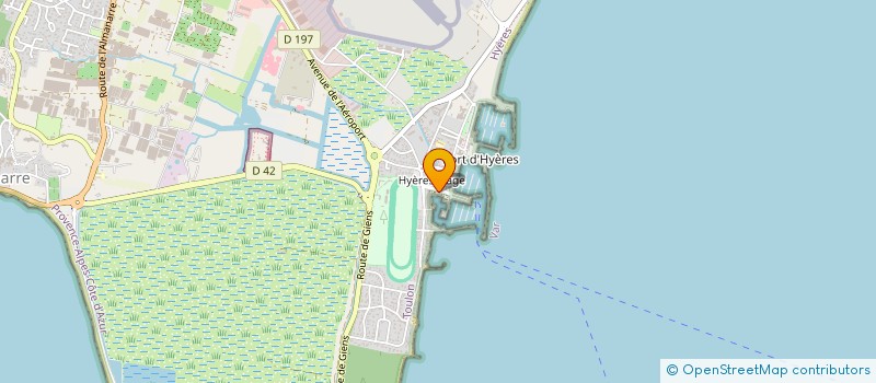 localisation de l'entreprise CATINA  HYERES