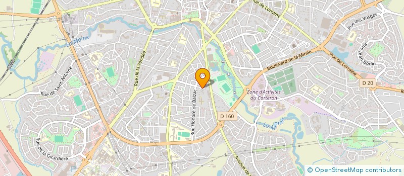 localisation de l'entreprise CATINETTE à CHOLET