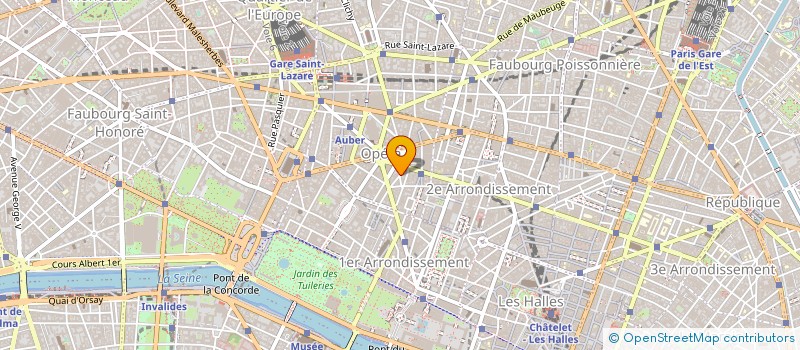 localisation de l'entreprise CATINVEST SA  PARIS