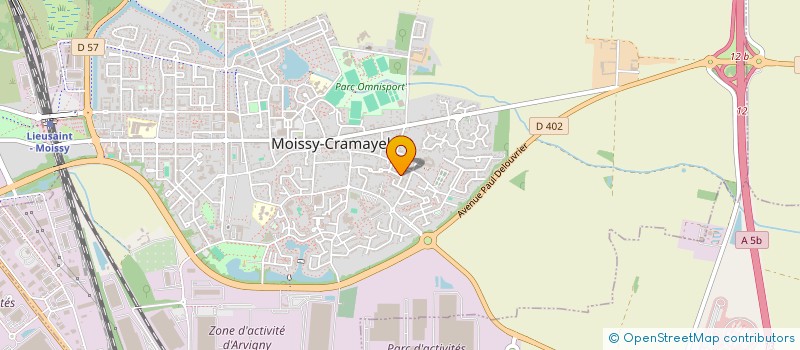 localisation de l'entreprise CATIPAT  MOISSY-CRAMAYEL