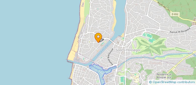 localisation de l'entreprise CATIRA à SOORTS-HOSSEGOR