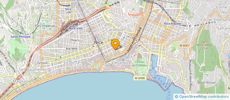 localisation de l'entreprise CATISA à NICE