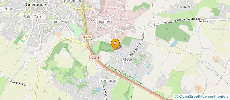 localisation de l'entreprise CATIVE  GUERANDE