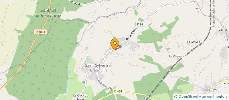 localisation de l'entreprise CATIVI  RIOM