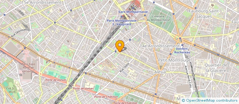 localisation de l'entreprise CATIZ  PARIS