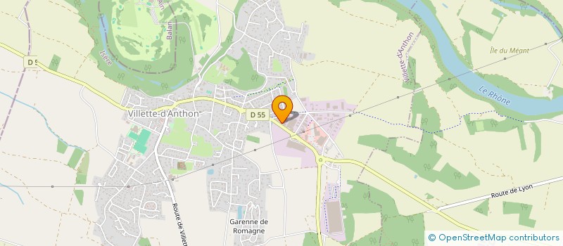 localisation de l'entreprise CATJY  VILLETTE-D'ANTHON