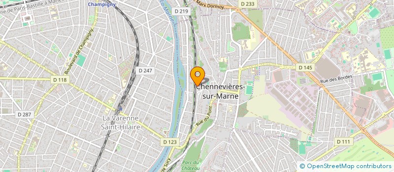 localisation de l'entreprise CATK  CHENNEVIERES-SUR-MARNE