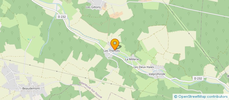 localisation de l'entreprise CATLA  VILLENEUVE-SUR-YONNE