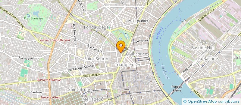 localisation de l'entreprise CATLAB  BORDEAUX