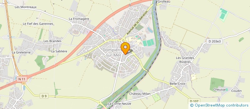 localisation de l'entreprise CATLAU  DOMPIERRE-SUR-MER