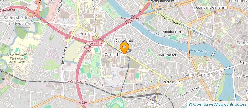 localisation de l'entreprise CATLEA à TOULOUSE