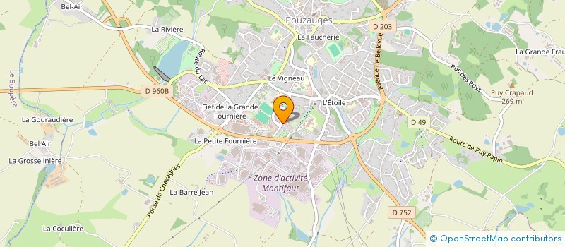 localisation de l'entreprise CATMARANG à SEVREMONT