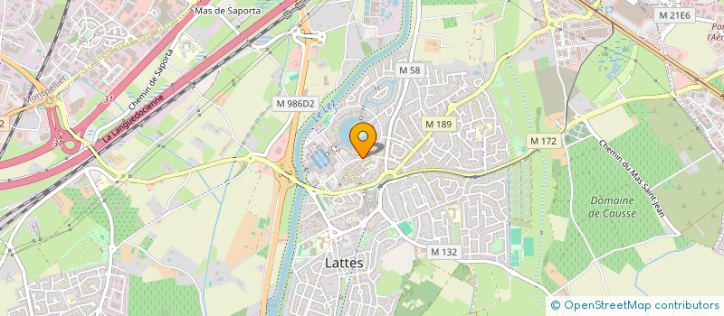 localisation de l'entreprise CATMARIN à LATTES