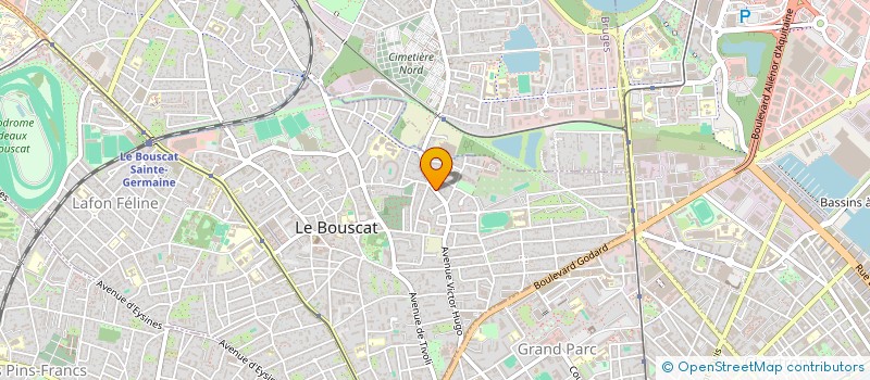 localisation de l'entreprise CATMARS  LE BOUSCAT