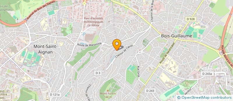 localisation de l'entreprise CATMAT  BOIS-GUILLAUME