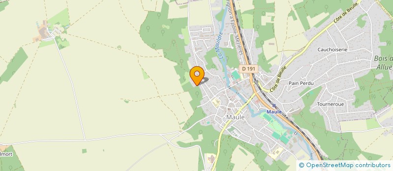 localisation de l'entreprise CATMOS  MAULE