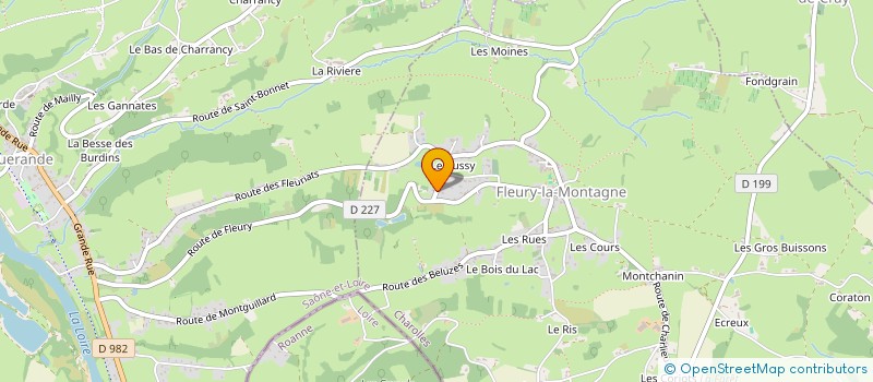 localisation de l'entreprise CATNAT  FLEURY-LA-MONTAGNE