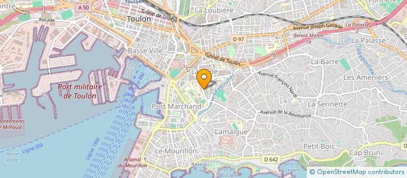 localisation de l'entreprise CATNILUH  TOULON