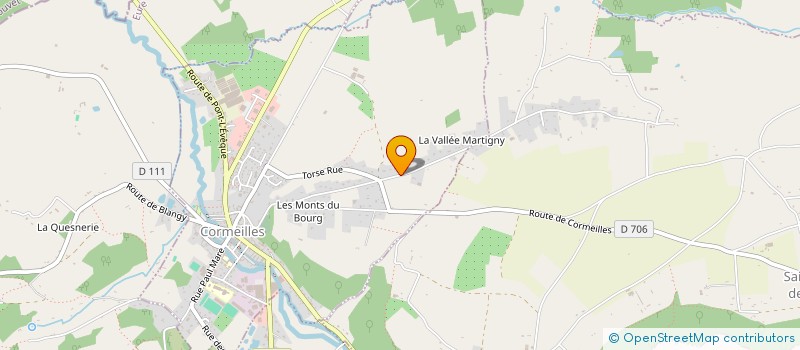 localisation de l'entreprise CATNY SAS  CORMEILLES