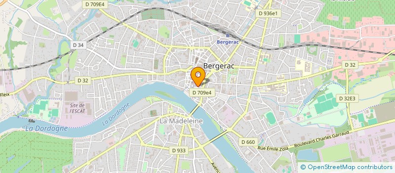 localisation de l'entreprise CATO à BERGERAC