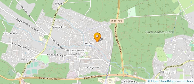 localisation de l'entreprise CATOCA-RENARDIERES  SAINT-AUBIN-DE-MEDOC