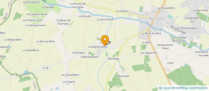 localisation de l'entreprise CATOIRE-SEMI à MARTIZAY