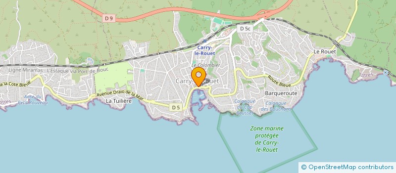 localisation de l'entreprise CATOMILIER  CARRY-LE-ROUET