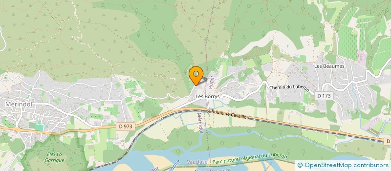 localisation de l'entreprise CATON TOIT  MERINDOL