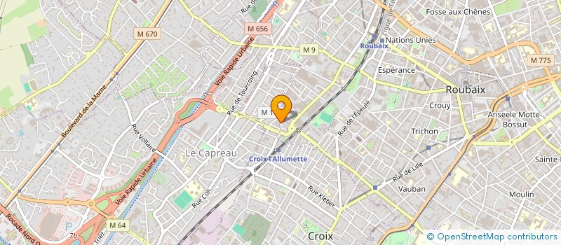 localisation de l'entreprise CATONPA à CROIX