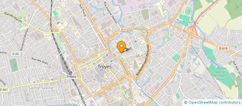 localisation de l'entreprise CATOPHEL à TROYES