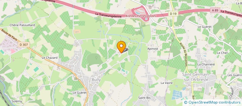 localisation de l'entreprise CATORI  MARCY-L'ETOILE