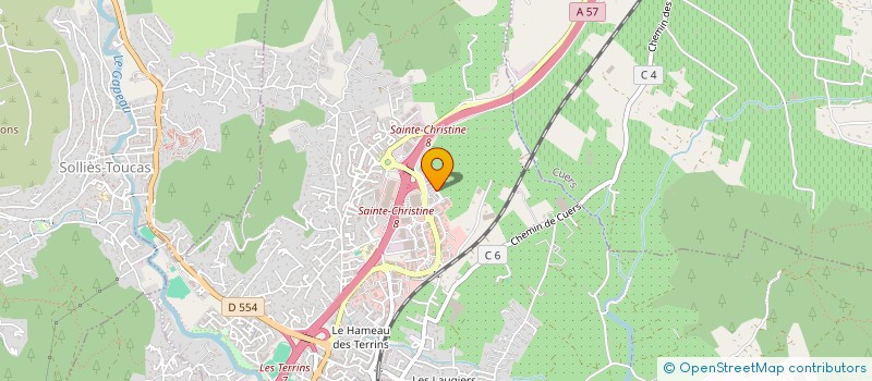 localisation de l'entreprise CATOUNE  SOLLIES-PONT