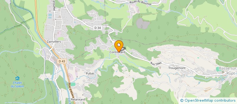 localisation de l'entreprise CATOUSSA  BASSE-SUR-LE-RUPT