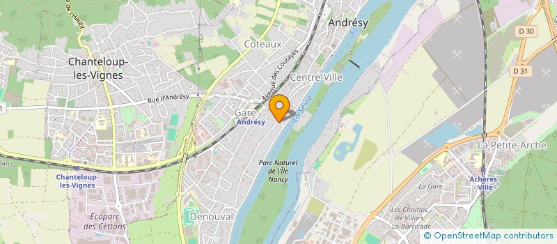 localisation de l'entreprise CATPAT  ANDRESY