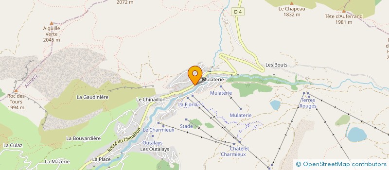 localisation de l'entreprise CATPHI à LE GRAND-BORNAND