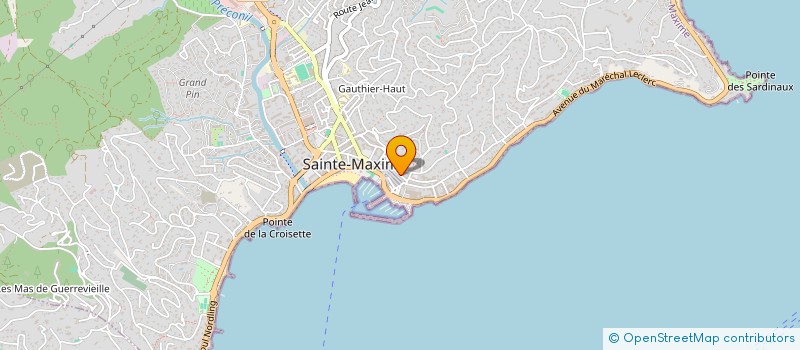 localisation de l'entreprise CATPRIM à SAINTE-MAXIME