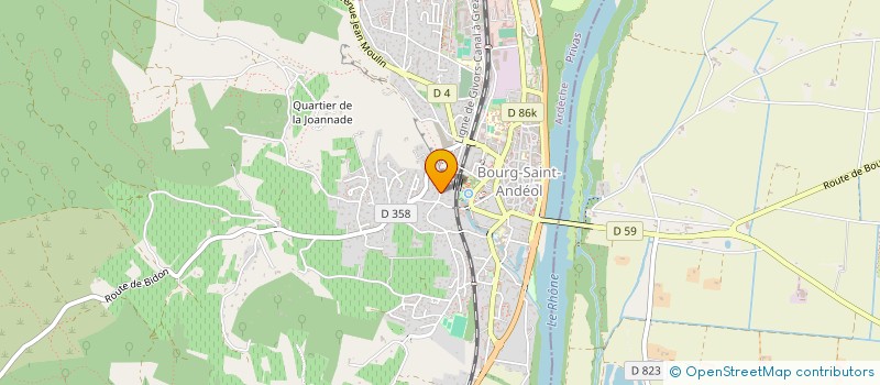 localisation de l'entreprise CATRE KUB -4  BOURG-SAINT-ANDEOL