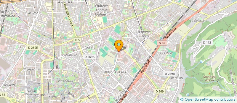 localisation de l'entreprise CATREL  SAINT-MARTIN-D'HERES