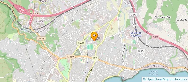 localisation de l'entreprise CATRIO  LA CIOTAT